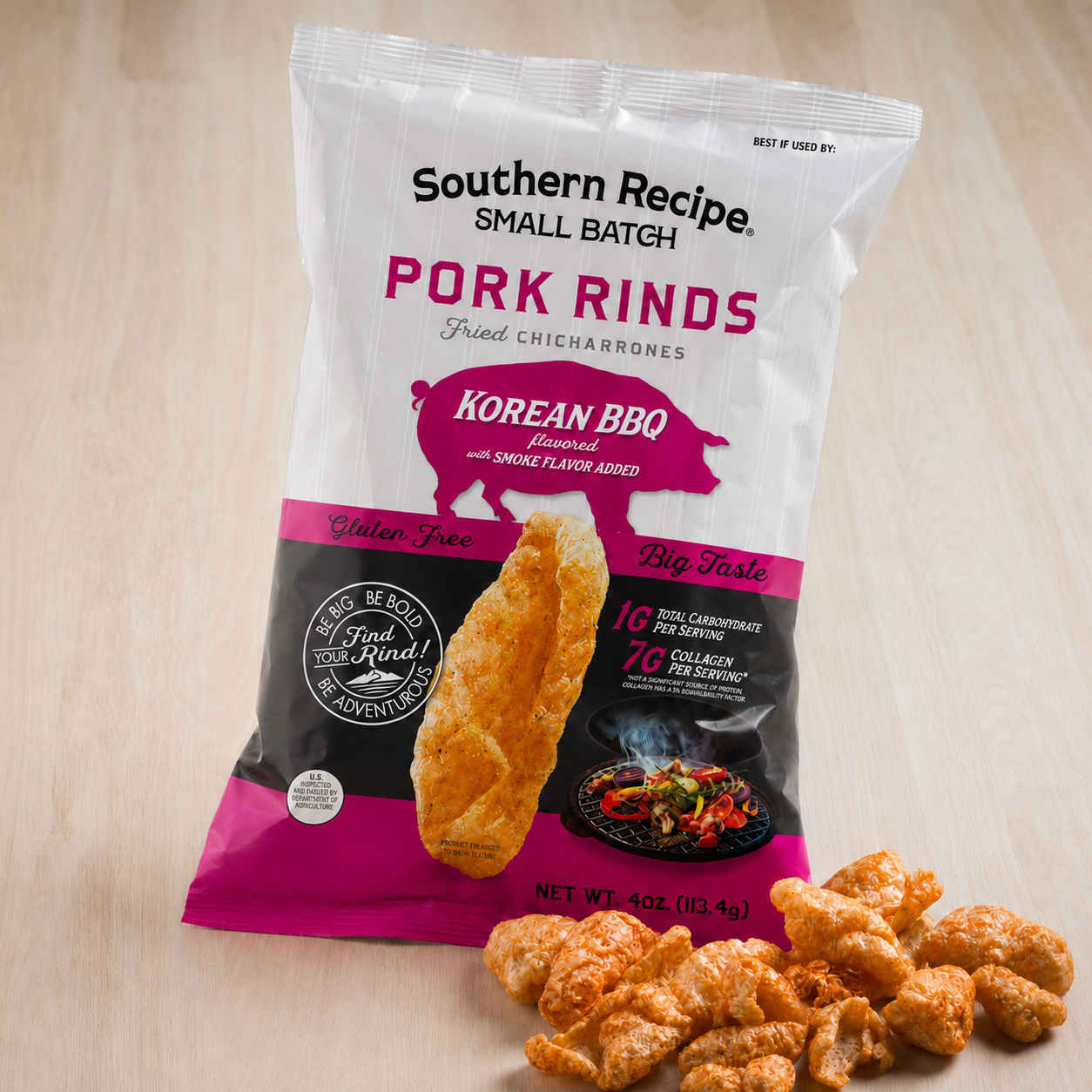 Southern Recipe Small Batch Korean BBQ Pork Rinds