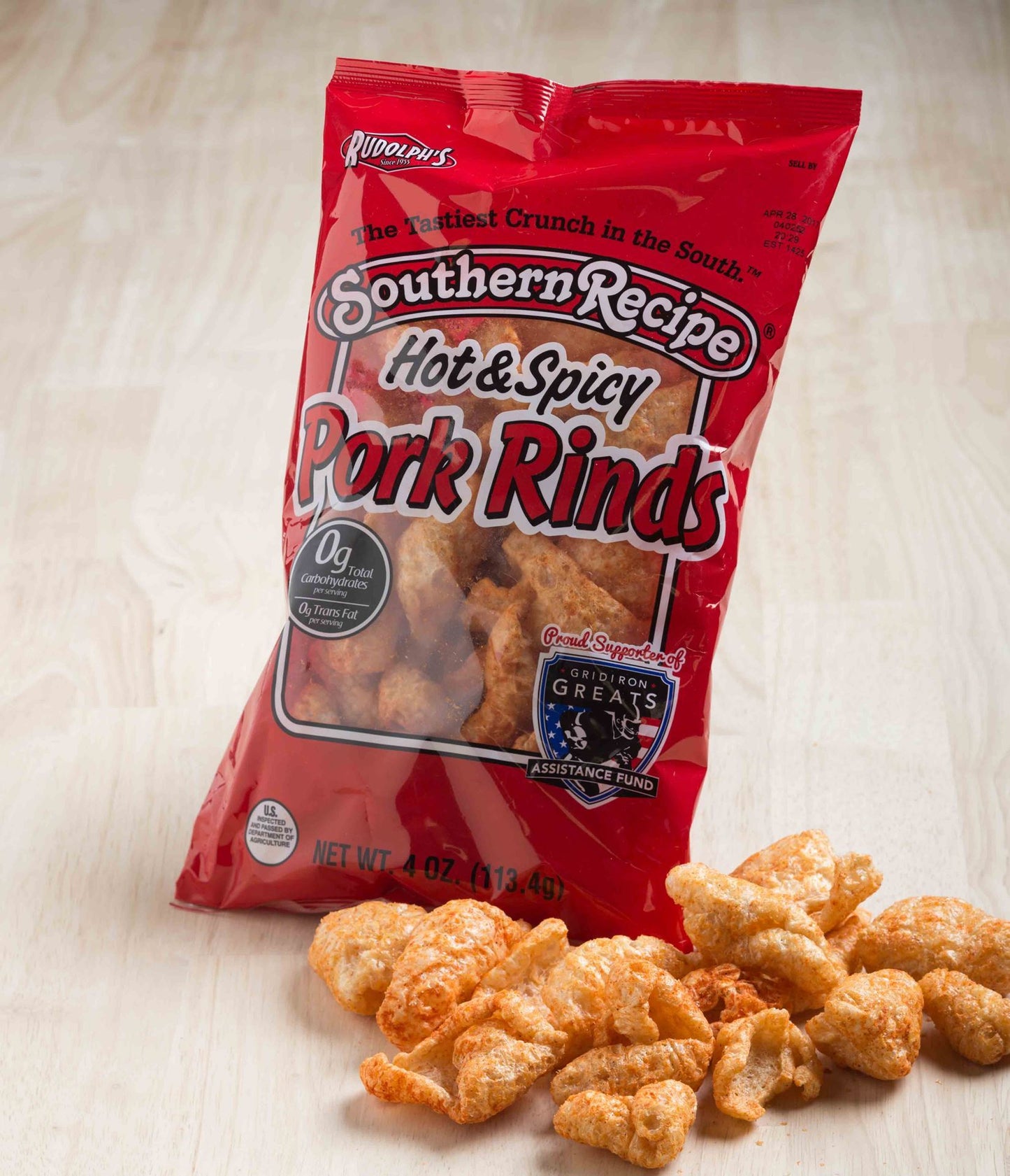 Southern Recipe Hot & Spicy Pork Rinds